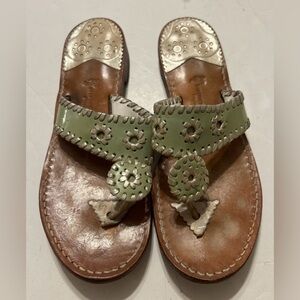 Stephen Bonanno PALM BEACH
Leather Thong Womens Sandals
Size 9.5